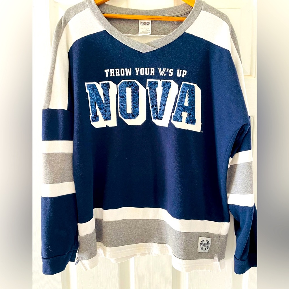 Villanova Victorias Secret PINK Shirt Sz M